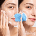 thumbnail image 4 of ACDANC 2026 New Silicone Face Scrubber for Men Facial Cleansing Brush Silicone Face Wash Brush Manual Waterproof Cleansing Skin Care Face Brushes for Cleansing and Exfoliating, Blue, 4 of 7