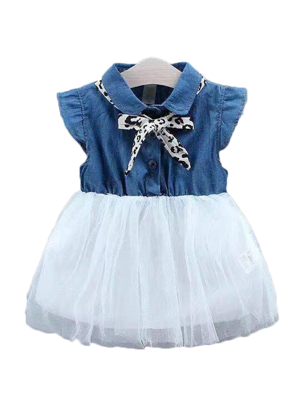 denim shirt with tutu