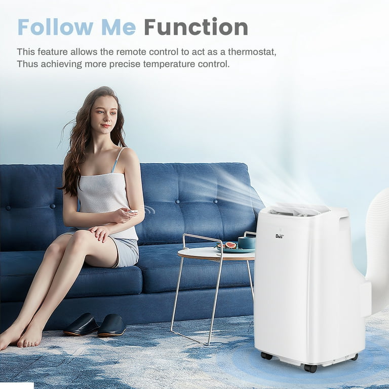Portable Air Conditioner With Follow Me Remote Control