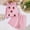 Pink, variant on FRSASU Toddler Girls Summer Clothes Set Cute Strawberry Print Knitted Sleeveless Tank Tops and Shorts Sets for 1-8 Years Pink