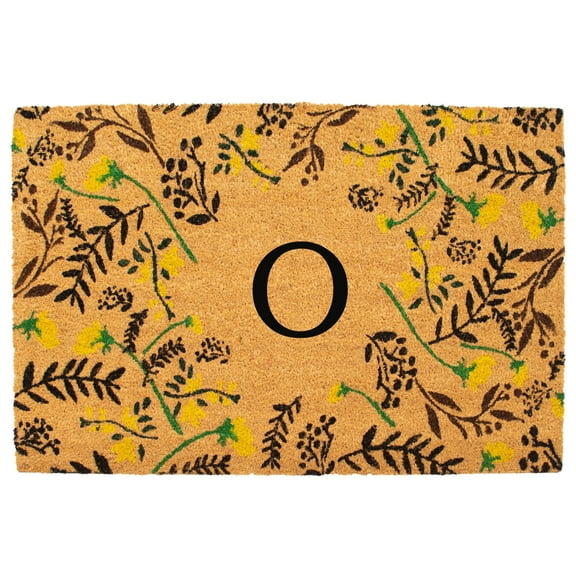 Lily Bliss Monogram Doormat, 24" x 36" (Letter O)