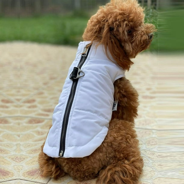 Dog Winter Vest with Cotton Lining, Waterproof Ultra Warm Dog