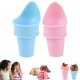 thumbnail image 1 of 2 soportes para conos de helado, conos de helado reutilizables, conos de helado de plástico, soporte para conos de helado para niños, 1 of 5