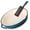 Navy, variant on Hamilton Beach Enameled Cast Iron Fry Pan 10-Inch Gray, Cream Enamel coating, Skillet Pan For Stove top and Oven, Even Heat Distribution, Safe Up to 400 Degrees, Durable