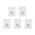 thumbnail image 1 of SHISUYAN 5pcs Empty Sachet Gift Bags with Lavender Pattern Drawstring Bags DIY Storage Bags, 1 of 9