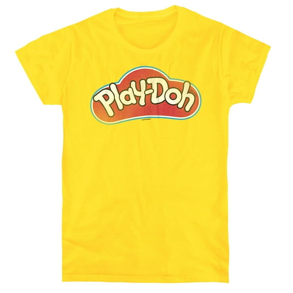 Play Doh Lid Women's T Shirt, Yellow, Medium
