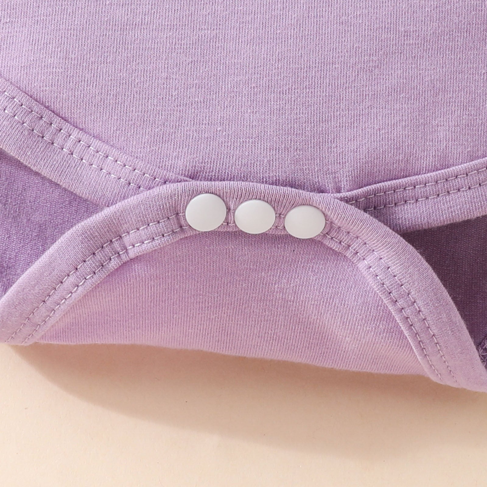 Povozer Newborn Baby Girls Cotton Clothes Long Sleeve Romper Pants Outfit Set(Light Purple,6-9M)