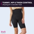 thumbnail image 4 of Maidenform Women’s Shapewear Skin Spa Extra Firm Control High Waist Mid Thigh Shaping Shorts, Sizes up to 3XL, 4 of 9