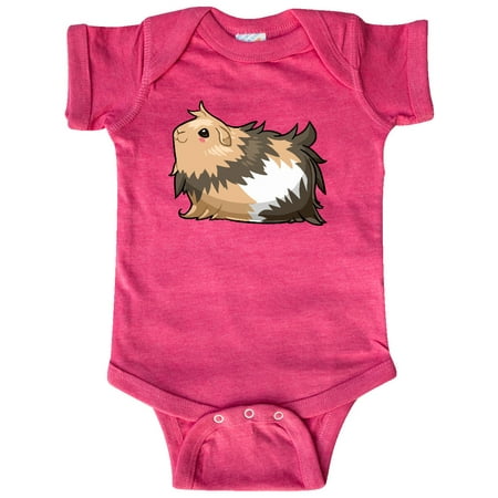 

Inktastic Cute Long Haired Guinea Pig Gift Baby Boy or Baby Girl Bodysuit