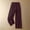 Purple, variant on Babysbule Womens Elasticity Pants Women's Fashion Casual Solid Color Split Mid Waist Loose No Belt Wide Leg Long Pants