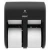 Georgia Pacific Professional Compact Quad Vertical 4-Roll Coreless Dispenser, 11.75 x 6.9 x 13.25, Black, Each