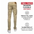 thumbnail image 2 of Access Blind Trust Slim Fit Stretch Twill Pants (Khaki, 28x32) BTP19800, 2 of 6