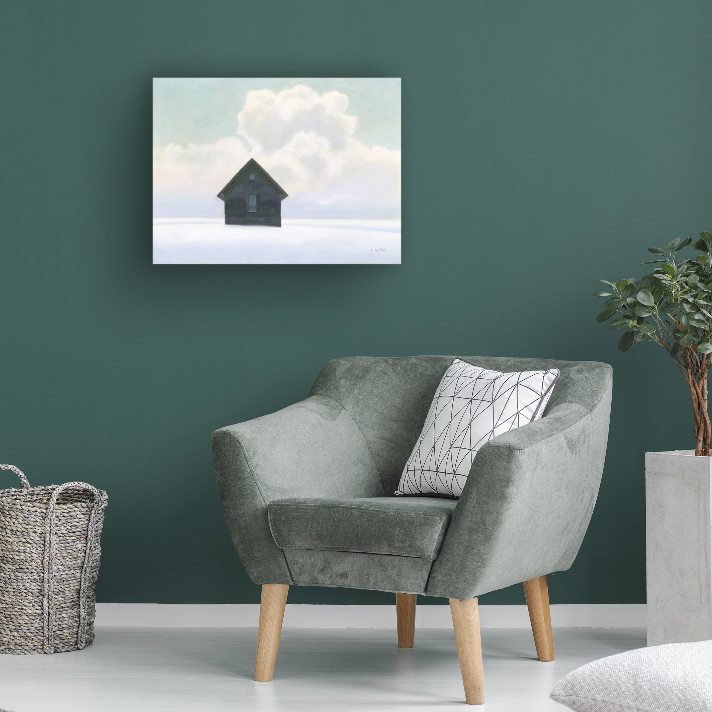 James Wiens 'Lonely Winter Landscape I' Canvas Art
