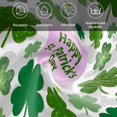 thumbnail image 6 of St Patricks Day Cloth Napkins, Shamrock Grey Green Spring Modern Leaf Washable and Reusable Dinner Napkins Set of 4, Table Napkin for Kitchen Party Birthday Wedding Hotel Housewarming 20"x20", 6 of 9