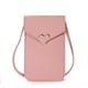 thumbnail image 1 of Bolso Bandolera En Teléfono con Pantalla Táctil, Minibilletera En Cuero para Móvil, Ventana Transparente, Tartar Jets En Crédito, Ligero y Práctico, Ideal para Viajar, Ir de Compras, Regalo Del Día d, 1 of 2