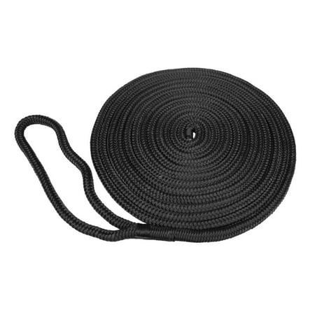 UPC: 0040011677822 | Taylor Made 11323 Double-Braided Dock Line – 1/2 x 25 Black