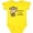 Yellow, variant on Inktastic Mommy's Little Monkey Boys or Girls Baby Bodysuit