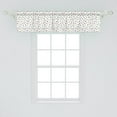 thumbnail image 2 of Ambesonne ABC Theme Window Valance, Cartoon Alphabet Print, 54" X 12", Multicolour, 2 of 3
