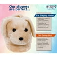 thumbnail image 5 of Silver Lilly Golden Retriever Dog Slippers - Animal Slippers Novelty House Shoe (Gold, X-Large), 5 of 6