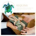 thumbnail image 2 of Cute Turtle Sequin Keychain Set - 5pcs Tortoise Sea Animal Keyring for Ocean Party, Beach Birthday, Baby Shower - Perfect Purse or Backpack Charm, 2 of 4