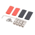 thumbnail image 4 of Kit de conectores de cable de calibre 4 de latón para empalme de audio de automóvil, cable de batería, conector a tope con tornillos de llave hexagonal, 4 of 15