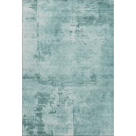 Dalyn Rugs Premium Machine Washable Mayfield AMF1062 Teal 2'6" x 3'10" Rug