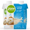 ZonePerfect Carb Wise High-Protein Shakes, Vanilla Ice Cream Flavor, For A Low Carb Lifestyle, With 30g Protein, 11 fl oz, 4 Count