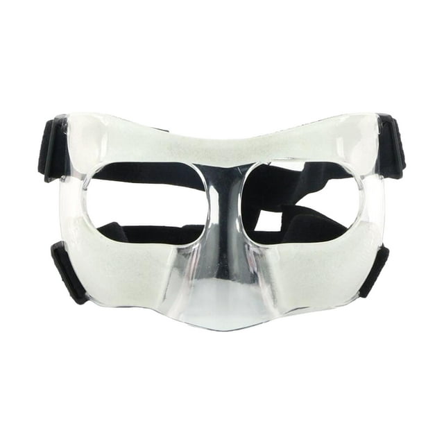Protector nasal para nariz rota, protector facial ajustable con acolchado, protección contra lesiones por impacto en la nariz y la cara para adultos 15cmx9cm DYNWAVEMX protector de nariz de baloncesto