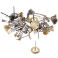 thumbnail image 1 of Juego de cepillos de alambre de latón, 36 piezas, rueda de copa de alambre, cepillo de pluma de copa de alambre, cepillo de pluma de rueda de copa de alambre, el mejor de su clase, 1 of 8