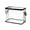 B, variant on ZhangC Large Heavy-DutyThick Plastic Clear Storage Box with Hinged Lid, Heavy-Duty Durable High Capacity Organizer, Perfect for Home, Camping, Travel, Attic and Moving(9"x13"x15")