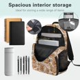 thumbnail image 3 of Yuyamidu Orange Capybara School Backpack for Boys with Lunch Box 17 Inch Bookbag for Middle Elementary School Girls Insulated Lunch Bag Kids Pencil Case, 4 Pieces, 3 of 6