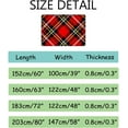 thumbnail image 2 of Coolnut Lightweight Soft Area Rugs Textured Tartan Plaid Floor Carpet Mat for Kids Playing Room Hardwood Floor Living Room 63x48in, 2 of 6