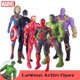 thumbnail image 2 of Figuras de acción de Marvel para niños, modelo de Spiderman, Capitán Ironman, luminoso, juguetes de decoración, regalos de muñecas xuanjing  unisex, 2 of 2