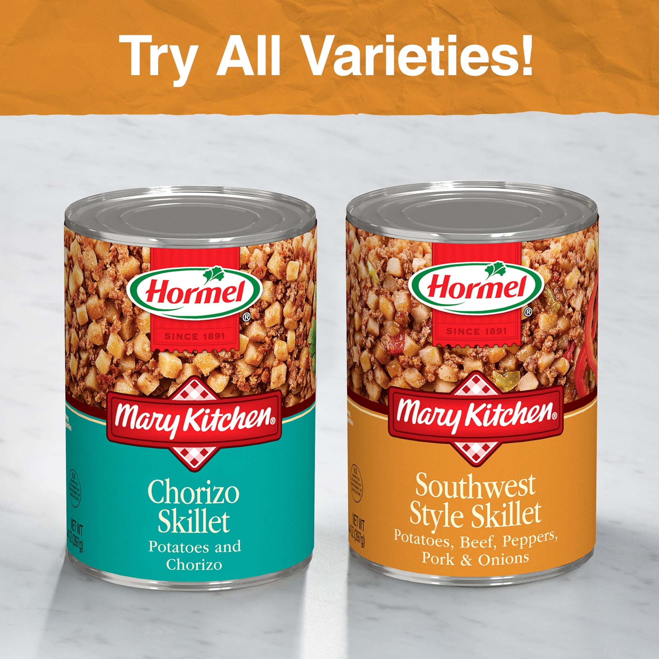 (12 pack) HORMEL MARY KITCHEN Chorizo Skillet, 14 oz Can