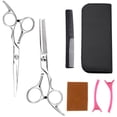 thumbnail image 1 of Tijeras profesionales para cortar cabello, tijeras para peluquero, juego de adelgazamiento, corte de cabello familiar, herramienta de peluquero, 1 of 5