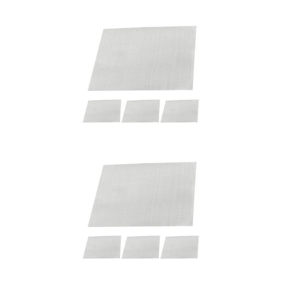 UPGRATOR WORGEOUS 8 pcs Wire Mesh Screen Vehicle Accessory Stainless Steel Mesh for Bumper Welding Repair Car Part