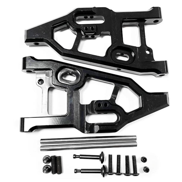Brazo de suspensión inferior delantero mejorado Bewildely para 1/7 6S Monster Trucks RC Negro