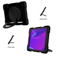 thumbnail image 4 of SaniMore for iPad 10.2" (9th/8th/7th Generation, 2021/2020/2019) Case with Pencil Holder, 3-Layer Protection Cover Built-in Shoulder & Handle Strap Kickstand Shockproof Protective Shell, Black, 4 of 8