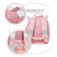 thumbnail image 4 of Mochila de unicornio con correa para niñas y niños, mochila de juguete de unicornio de peluche (rosa), 4 of 5
