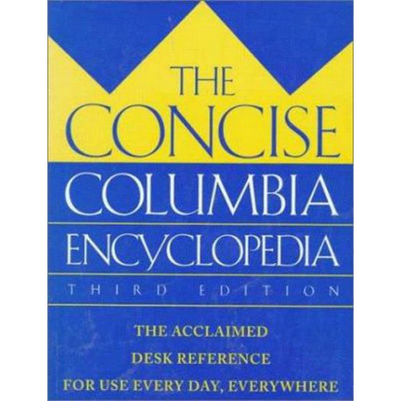 Pre-Owned The Concise Columbia Encyclopedia (Hardcover) 0395624398 9780395624395