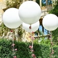 thumbnail image 2 of 3 Globos Gigantes Esféricos Numero 36 Color Blanco Perla GLOBOS PAYASO, 2 of 3