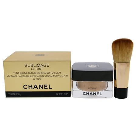 Sublimage Le Teint Ultimate Radiance-Generating Cream Foundation - 21 Beige  by Chanel for Women - 1 
