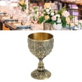 thumbnail image 1 of Copas De Copa, Taza De Vino De Metal Con Copa De Vino Vintage Venta De Vino Patrón De Flores Vintage Detalles Exquisitos Copa De Vino De Metal Para La Decoración Del Hogar Copa, 1 of 7