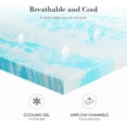 thumbnail image 3 of Sybels 3 Inch Full Size Gel Memory Foam Mattress, Relieve back pain, CertiPUR-US Certified, 3 of 8