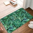thumbnail image 5 of Daiia Monstera Leaves Front Door Mat, Heavy Duty Durable Welcome Mat for Outdoor Indoor, Dirt Trapper Waterproof Super Absorbent Door Mat, 16" x 24", 5 of 9