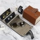 thumbnail image 2 of Sunglasses Organizer 2/3/4/5/6 Slots Travel Glasses Case Multiple Pairs Black 5 Slots, 2 of 5