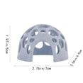 thumbnail image 3 of huayou Artificial Fish Shrimp Hideout, Durable Small Fish Shrimp Hide Cave, for Fishtank Aquarium Decor, 3 of 7