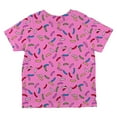 thumbnail image 2 of Rainbow Sprinkles All Over Toddler T Shirt Light Pink 2T, 2 of 2