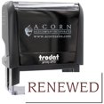 thumbnail image 1 of Large Self-Inking Renewed Stamp, Trodat Printy 4913, Press and Print Stamping, Impression Size 7/8" x 2-1/4", Up to 10,000 Impressions - Brown Ink, 1 of 10