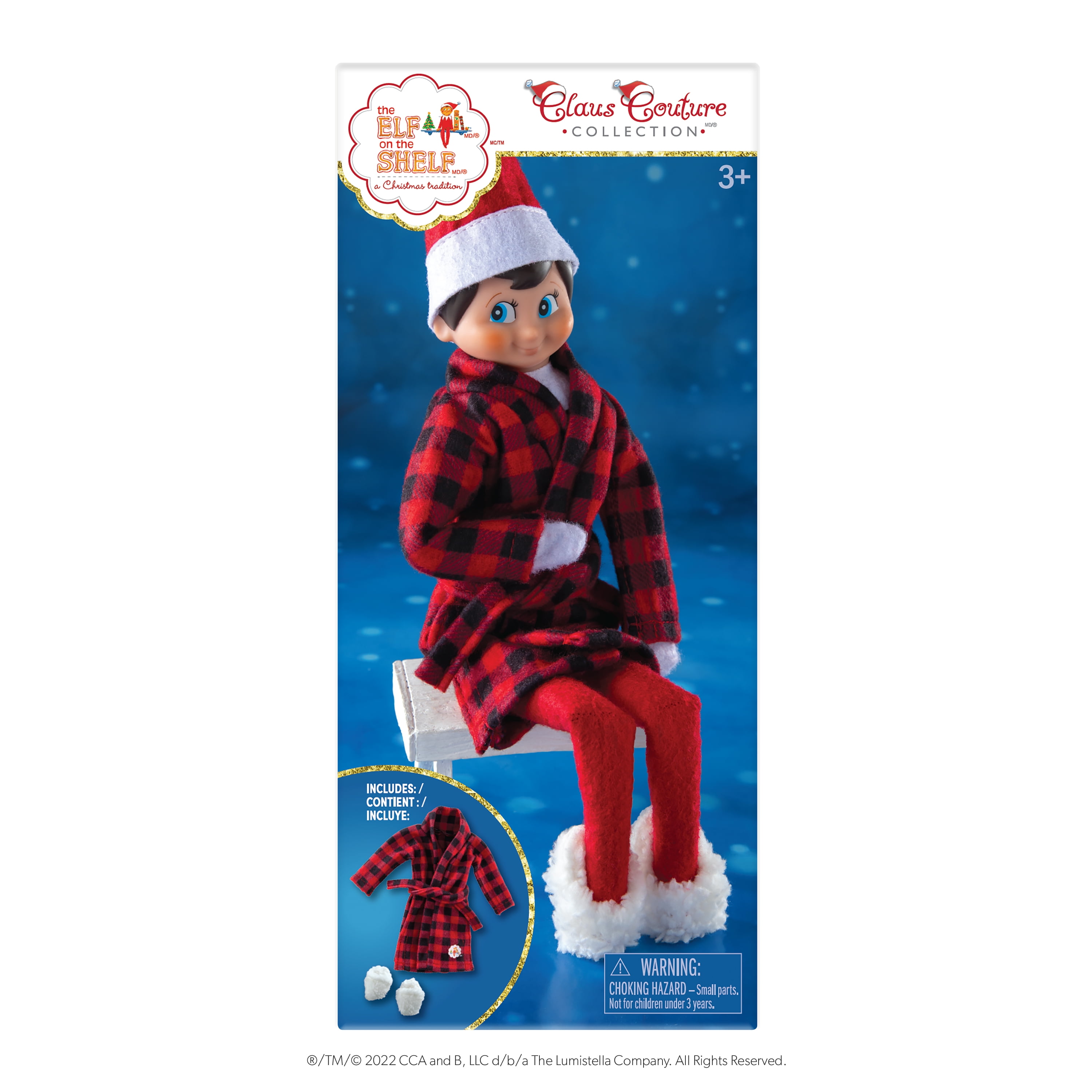 Claus Couture® Cozy Robe and Slippers